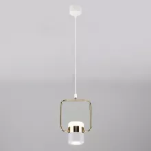 Eurosvet 50165/1 LED золото / белый Подвесной светильник 